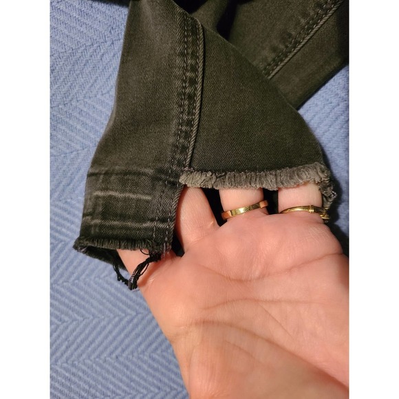 1. State Frayed Ankle Skinny Jeans Women Size 25 Denim Zip Fly 5-Pockets (N) - Picture 7 of 7
